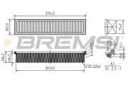 Luftfilter BREMSI FA0572