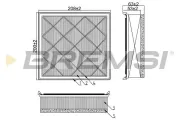 Luftfilter BREMSI FA0582