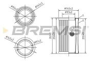 Luftfilter BREMSI FA0584