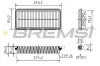 Luftfilter BREMSI FA0609