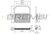 Luftfilter BREMSI FA0619