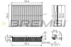 Luftfilter BREMSI FA0622