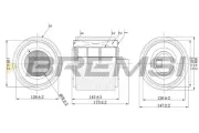 Luftfilter BREMSI FA0625