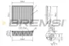 Luftfilter BREMSI FA0628