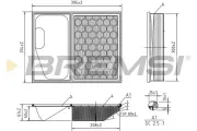 Luftfilter BREMSI FA0641