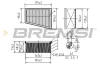 Luftfilter BREMSI FA0644