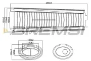 Luftfilter BREMSI FA0646
