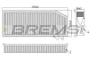 Luftfilter BREMSI FA0649