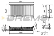 Luftfilter BREMSI FA0650