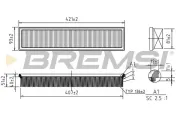 Luftfilter BREMSI FA1020