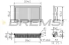 Luftfilter BREMSI FA1023