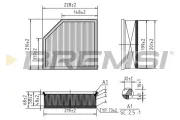 Luftfilter BREMSI FA1035