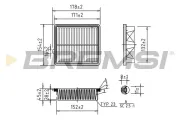 Luftfilter BREMSI FA1045