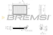 Luftfilter BREMSI FA1058