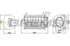 Luftfilter BREMSI FA1063