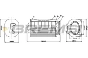 Luftfilter BREMSI FA1063