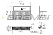 Luftfilter BREMSI FA1065