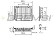 Luftfilter BREMSI FA1072