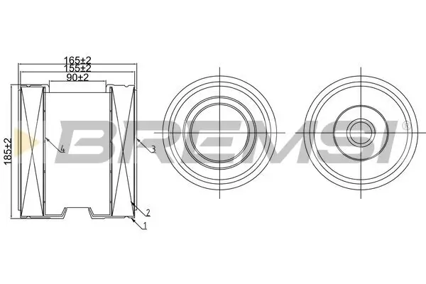 Luftfilter BREMSI FA1074