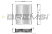 Luftfilter BREMSI FA1081