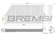 Luftfilter BREMSI FA1093