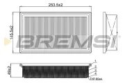 Luftfilter BREMSI FA1102