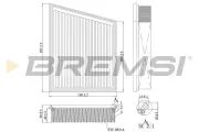 Luftfilter BREMSI FA1107