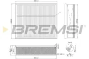 Luftfilter BREMSI FA1108