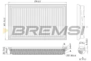Luftfilter BREMSI FA1111