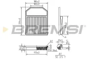 Luftfilter BREMSI FA1120