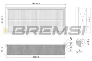 Luftfilter BREMSI FA1121