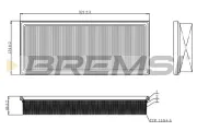 Luftfilter BREMSI FA1122