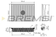 Luftfilter BREMSI FA1130