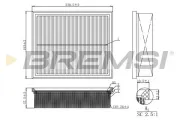 Luftfilter BREMSI FA1153