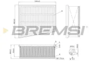 Luftfilter BREMSI FA1166