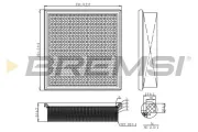Luftfilter BREMSI FA1171
