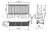 Luftfilter BREMSI FA1187