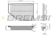 Luftfilter BREMSI FA1190