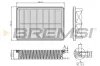 Luftfilter BREMSI FA1192