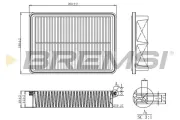 Luftfilter BREMSI FA1192