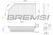 Luftfilter BREMSI FA1193