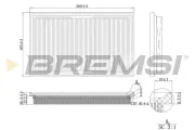 Luftfilter BREMSI FA1203