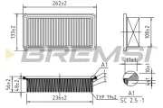 Luftfilter BREMSI FA1204