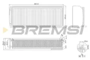 Luftfilter BREMSI FA1205