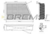 Luftfilter BREMSI FA1210