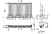 Luftfilter BREMSI FA1212