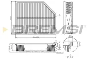 Luftfilter BREMSI FA1213