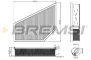 Luftfilter BREMSI FA1215