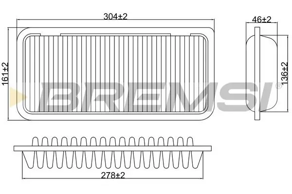 Luftfilter BREMSI FA1221