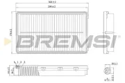 Luftfilter BREMSI FA1222